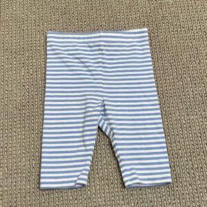 🍭6/$30 OshKosh Blue and White Striped Capri Leggings for Toddler Girl - 18 mo